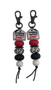 Sold is Gold Keyrings
