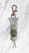 Load image into Gallery viewer, White Butterfly Keyrings