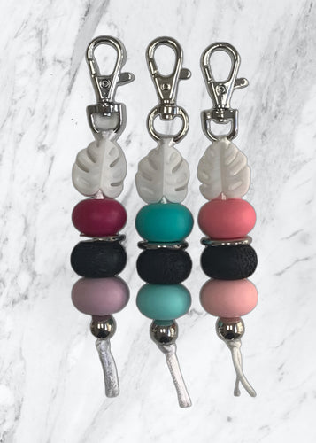 Monsteria White Keyring